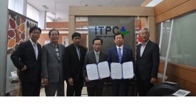 Penandatangan MOU Kerjasama antara ITPC Busan dan Korea INNOBIZ