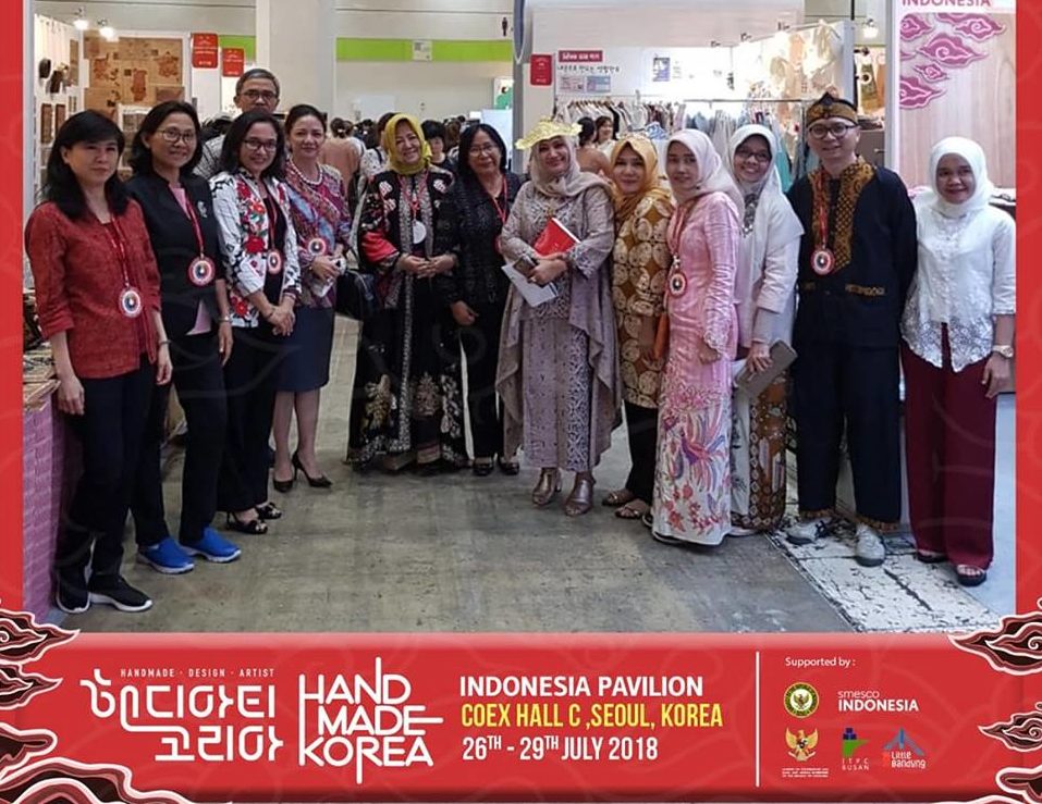 UKM Indonesia di ajang pameran Hand Made Korea. Foto: ITPC Busan